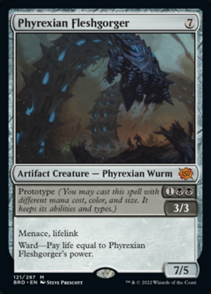 Phyrexian Fleshgorger (Promo Pack) [The Brothers' War Promos] | Fandemonia Ltd