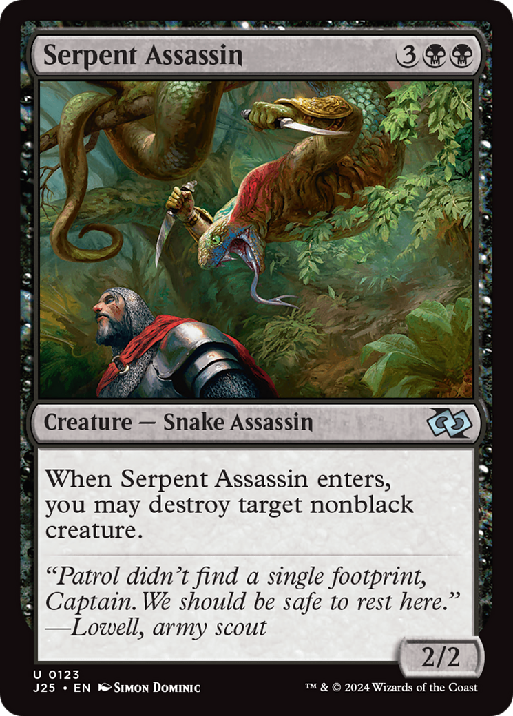 Serpent Assassin [Foundations Jumpstart] | Fandemonia Ltd