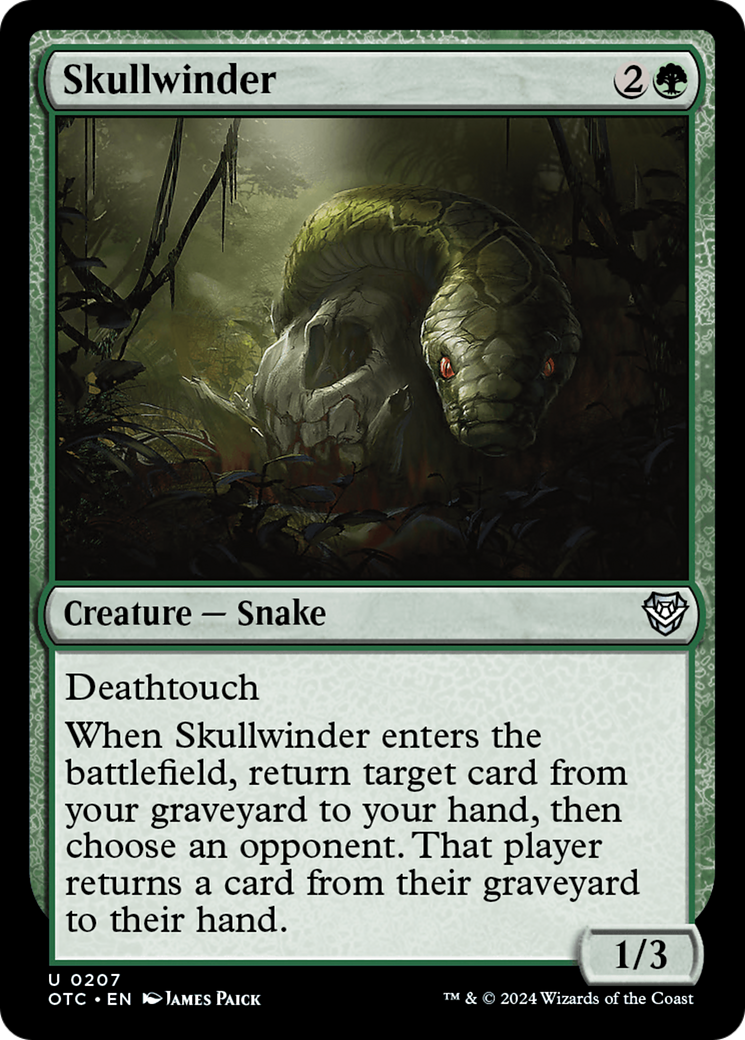 Skullwinder [Outlaws of Thunder Junction Commander] | Fandemonia Ltd