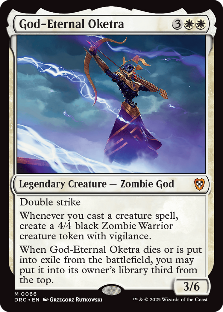 God-Eternal Oketra [Aetherdrift Commander] | Fandemonia Ltd