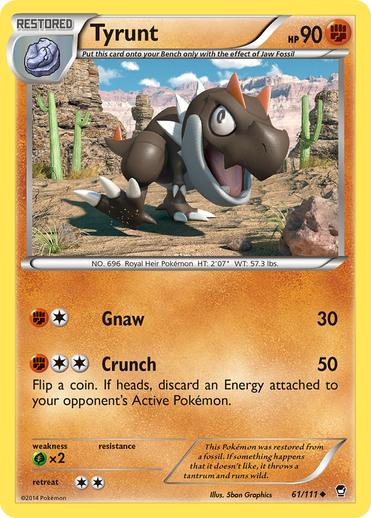 Tyrunt (61/111) [XY: Furious Fists] | Fandemonia Ltd