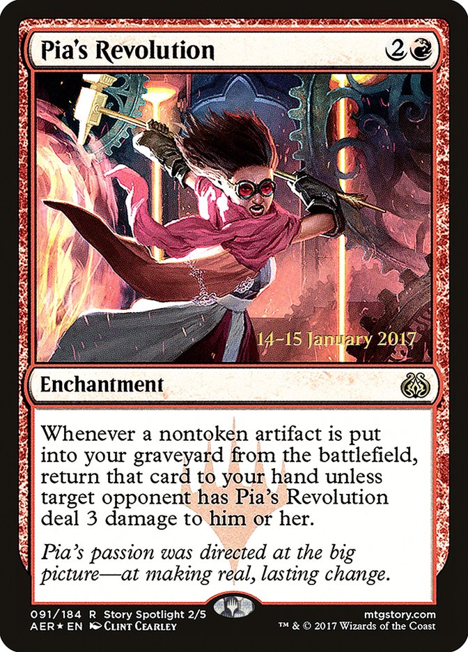 Pia's Revolution [Aether Revolt Prerelease Promos] | Fandemonia Ltd