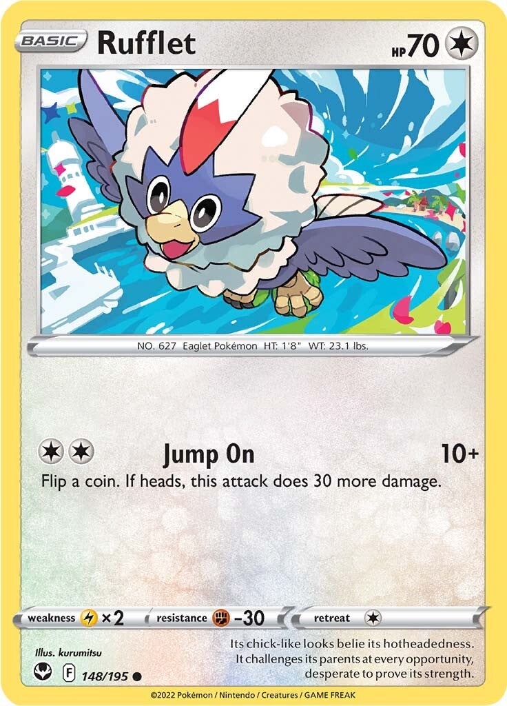 Rufflet (148/195) [Sword & Shield: Silver Tempest] | Fandemonia Ltd