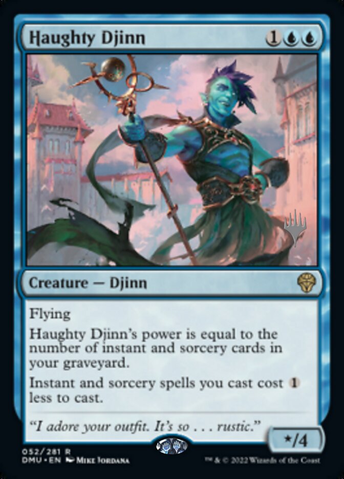 Haughty Djinn (Promo Pack) [Dominaria United Promos] | Fandemonia Ltd