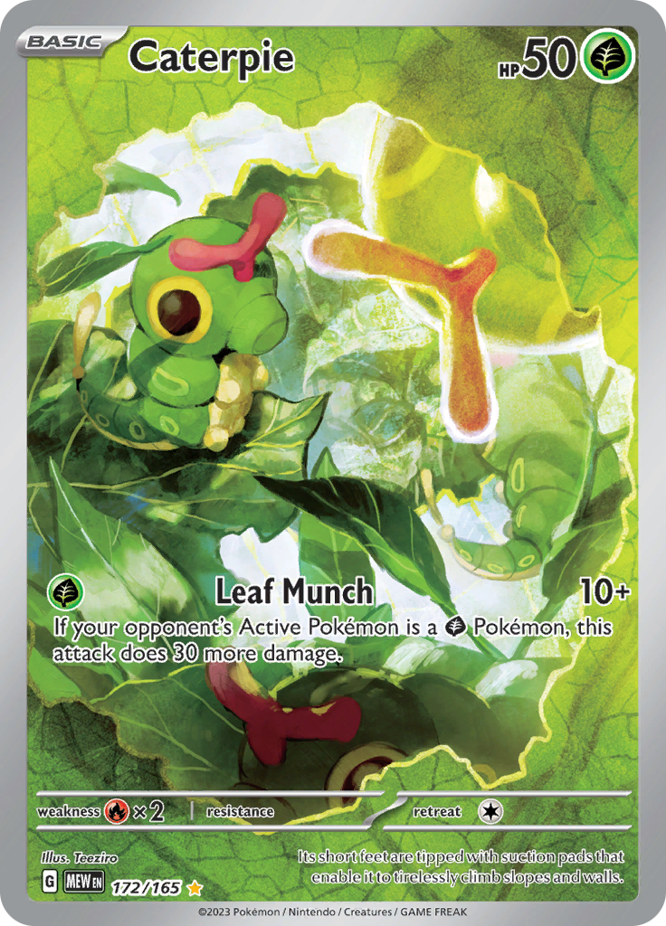 Caterpie (172/165) [Scarlet & Violet: 151] | Fandemonia Ltd