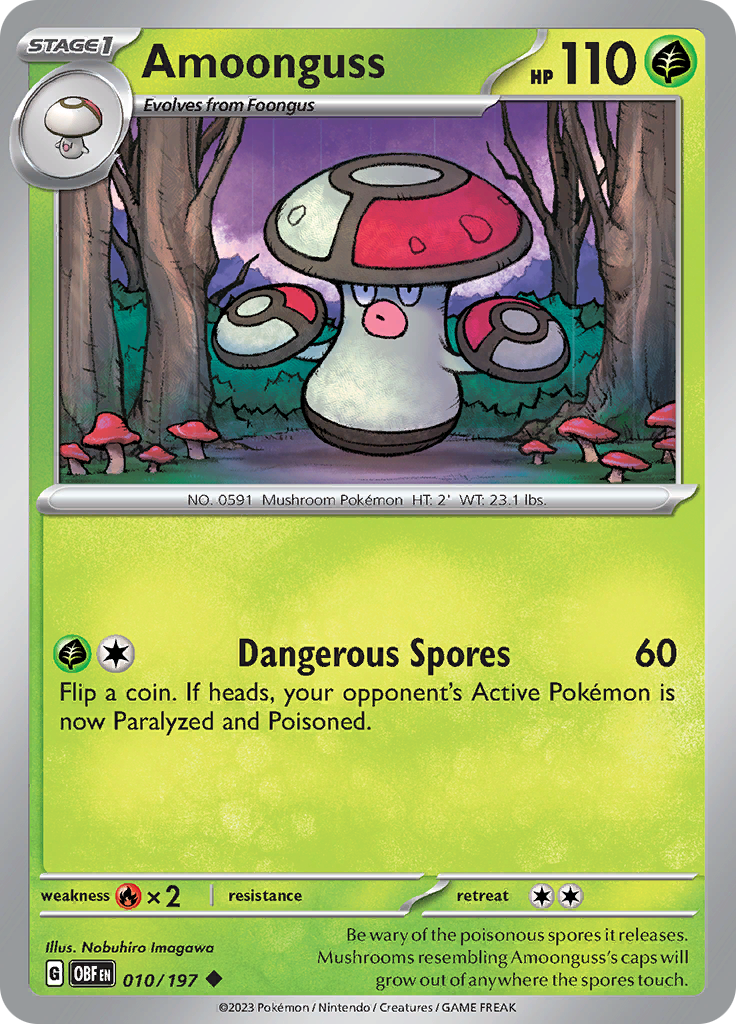 Amoonguss (010/197) [Scarlet & Violet: Obsidian Flames] | Fandemonia Ltd