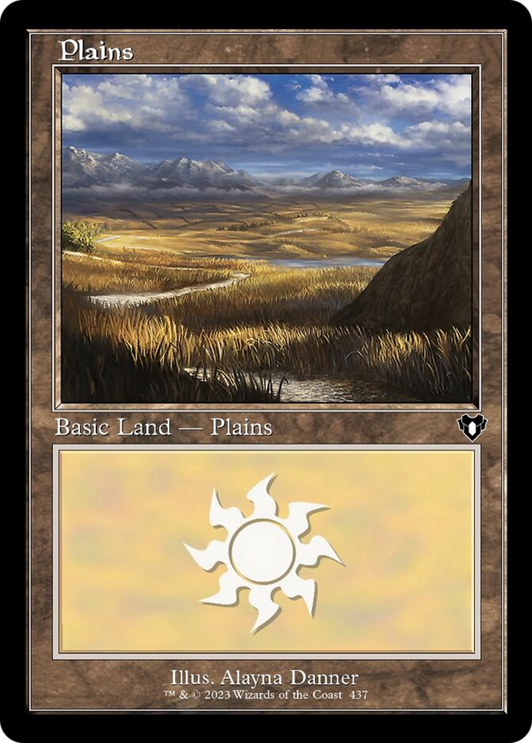 Plains (437) (Retro) [Commander Masters] | Fandemonia Ltd