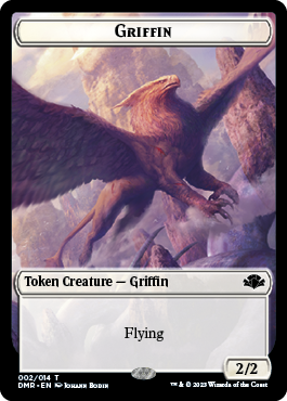 Griffin Token [Dominaria Remastered Tokens] | Fandemonia Ltd