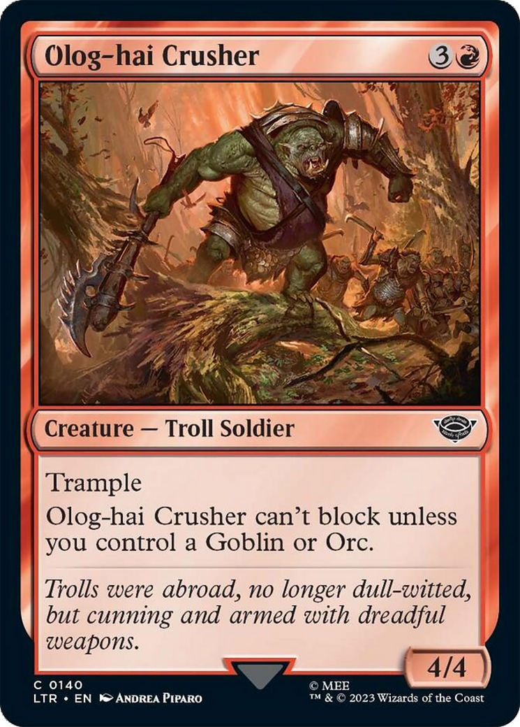 Olog-hai Crusher [The Lord of the Rings: Tales of Middle-Earth] | Fandemonia Ltd