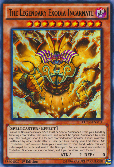 The Legendary Exodia Incarnate [LDK2-ENY01] Ultra Rare | Fandemonia Ltd