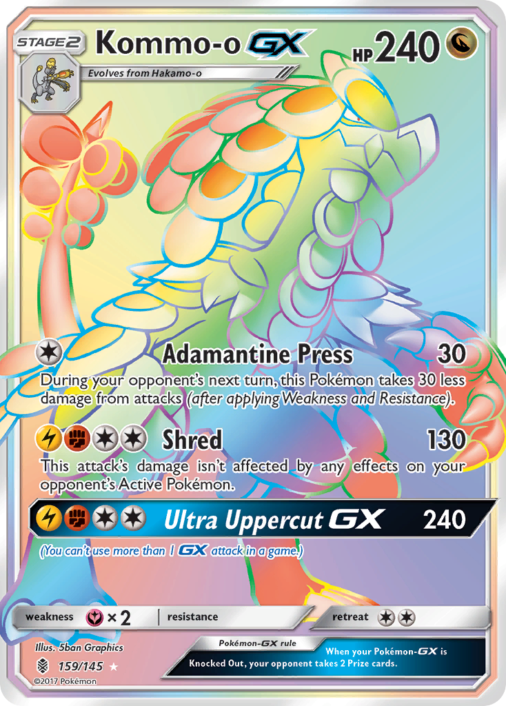 Kommo-o GX (159/145) [Sun & Moon: Guardians Rising] | Fandemonia Ltd