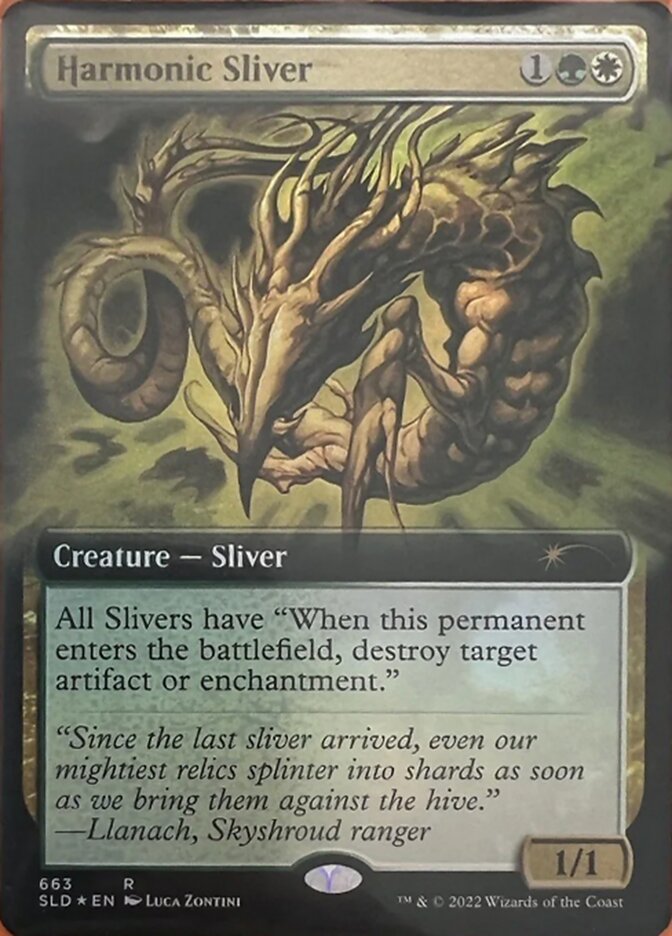 Harmonic Sliver (Extended Art) [Secret Lair Drop Promos] | Fandemonia Ltd