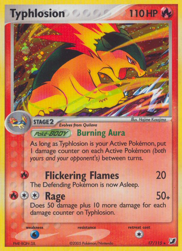 Typhlosion (17/115) [EX: Unseen Forces] | Fandemonia Ltd