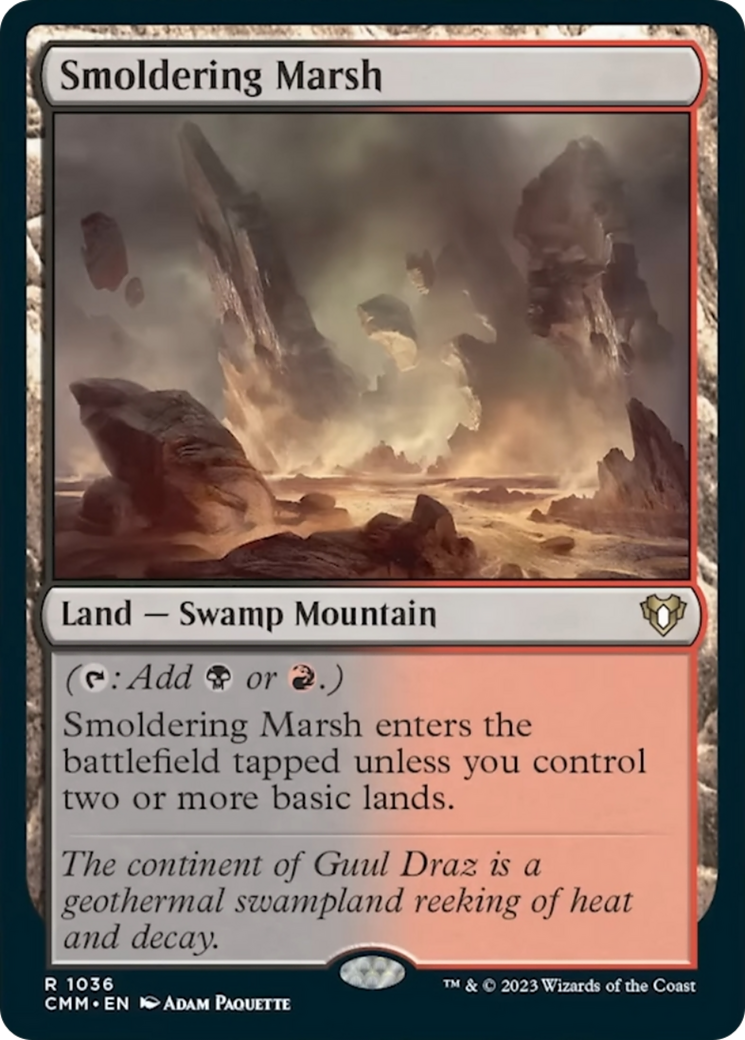 Smoldering Marsh [Commander Masters] | Fandemonia Ltd