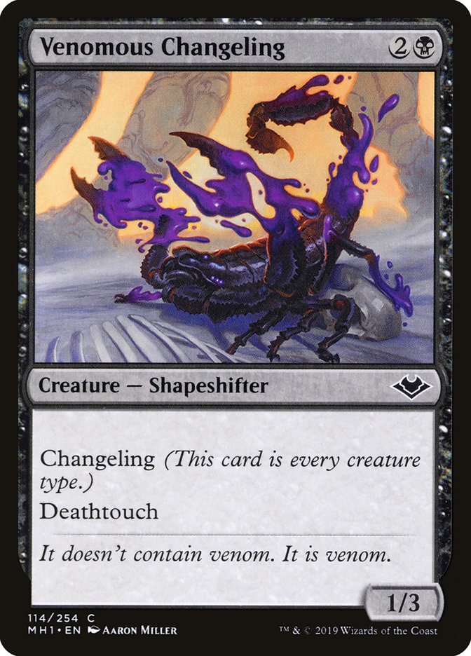 Venomous Changeling [Modern Horizons] | Fandemonia Ltd