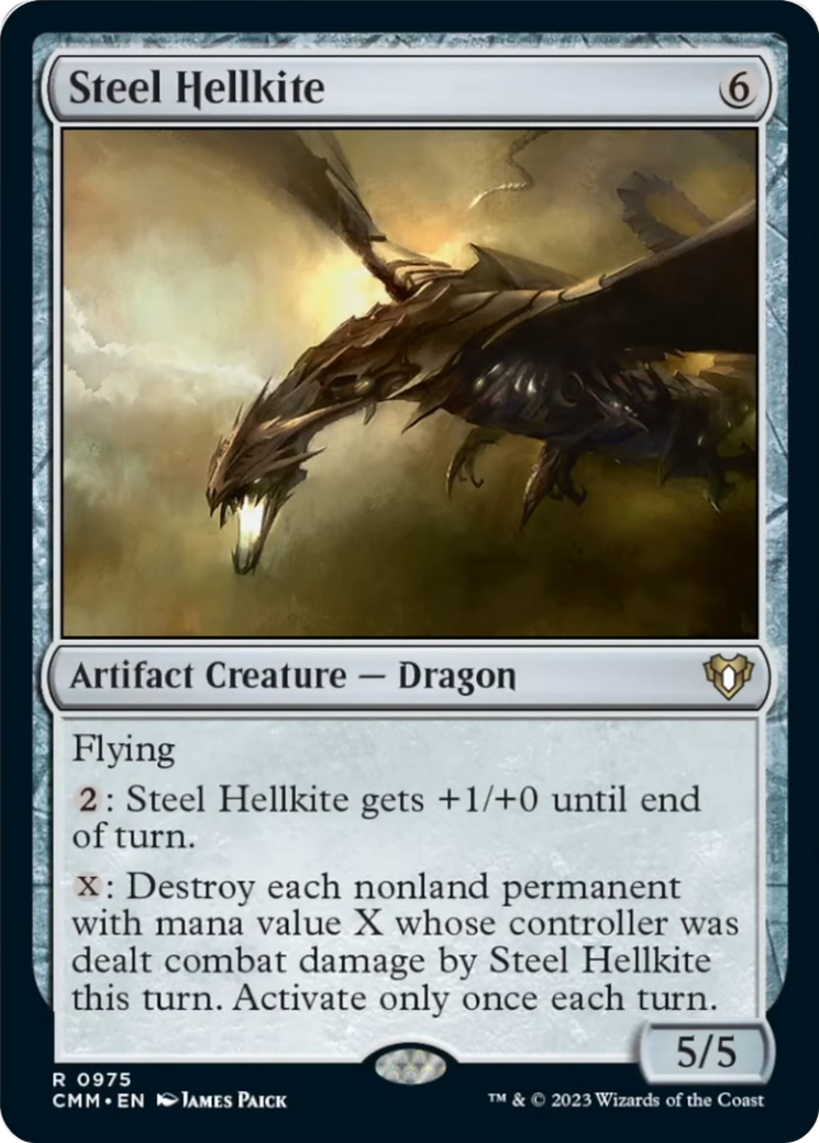 Steel Hellkite [Commander Masters] | Fandemonia Ltd