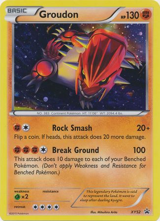 Groudon (XY52) (Jumbo Card) [XY: Black Star Promos] | Fandemonia Ltd