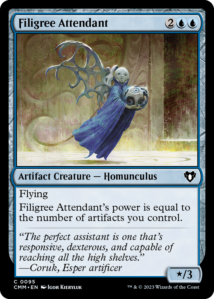 Filigree Attendant [Commander Masters] | Fandemonia Ltd