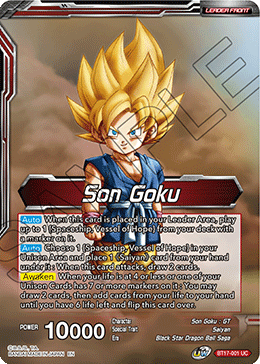 Son Goku // Son Goku, Pan, and Trunks, Space Adventurers (BT17-001) [Ultimate Squad] | Fandemonia Ltd