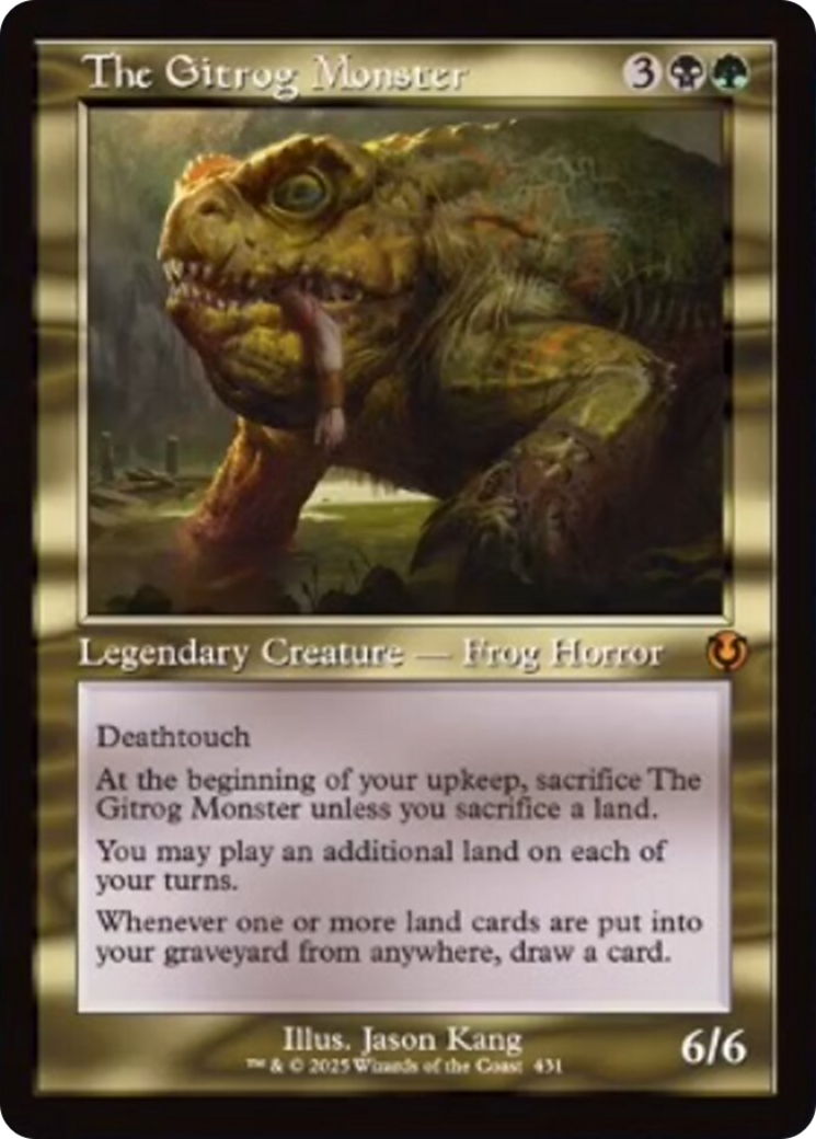 The Gitrog Monster (Retro Frame) [Innistrad Remastered] | Fandemonia Ltd