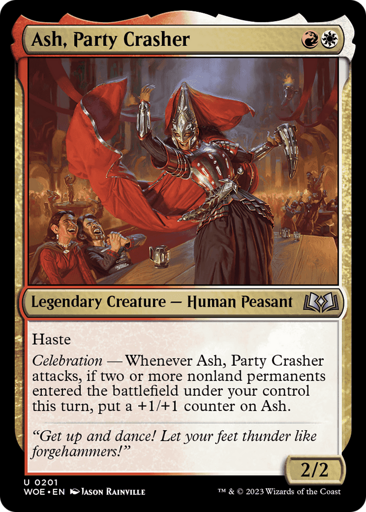 Ash, Party Crasher [Wilds of Eldraine] | Fandemonia Ltd