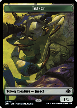 Insect // Sheep Double-Sided Token [Dominaria Remastered Tokens] | Fandemonia Ltd