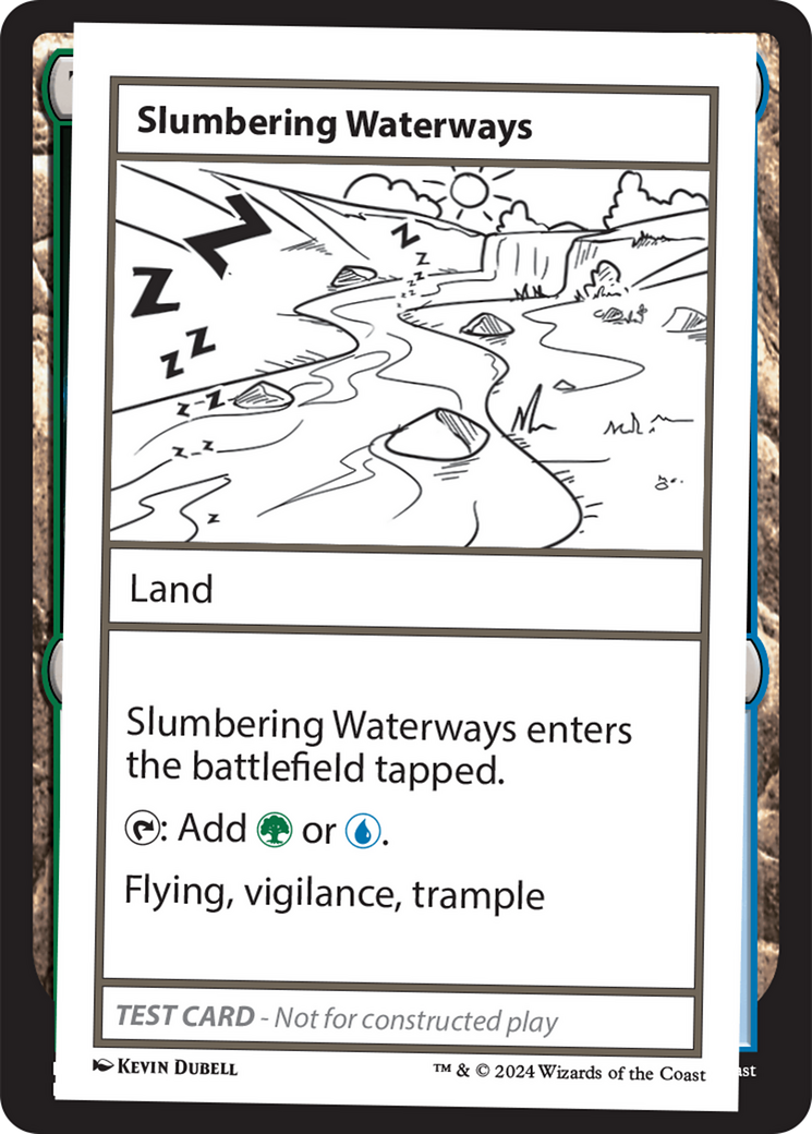 Slumbering Waterways [Mystery Booster 2 Playtest Cards] | Fandemonia Ltd