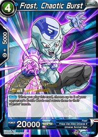 Frost, Chaotic Burst (Divine Multiverse Draft Tournament) (DB2-041) [Tournament Promotion Cards] | Fandemonia Ltd