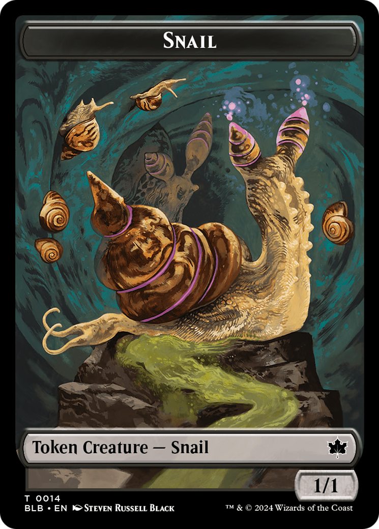 Snail Token [Bloomburrow Tokens] | Fandemonia Ltd