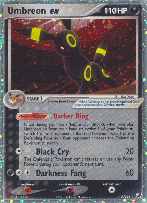 Umbreon ex (112/115) [EX: Unseen Forces] | Fandemonia Ltd