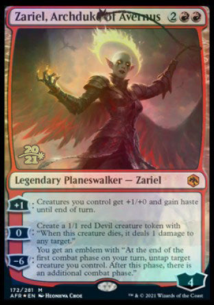 Zariel, Archduke of Avernus [Dungeons & Dragons: Adventures in the Forgotten Realms Prerelease Promos] | Fandemonia Ltd