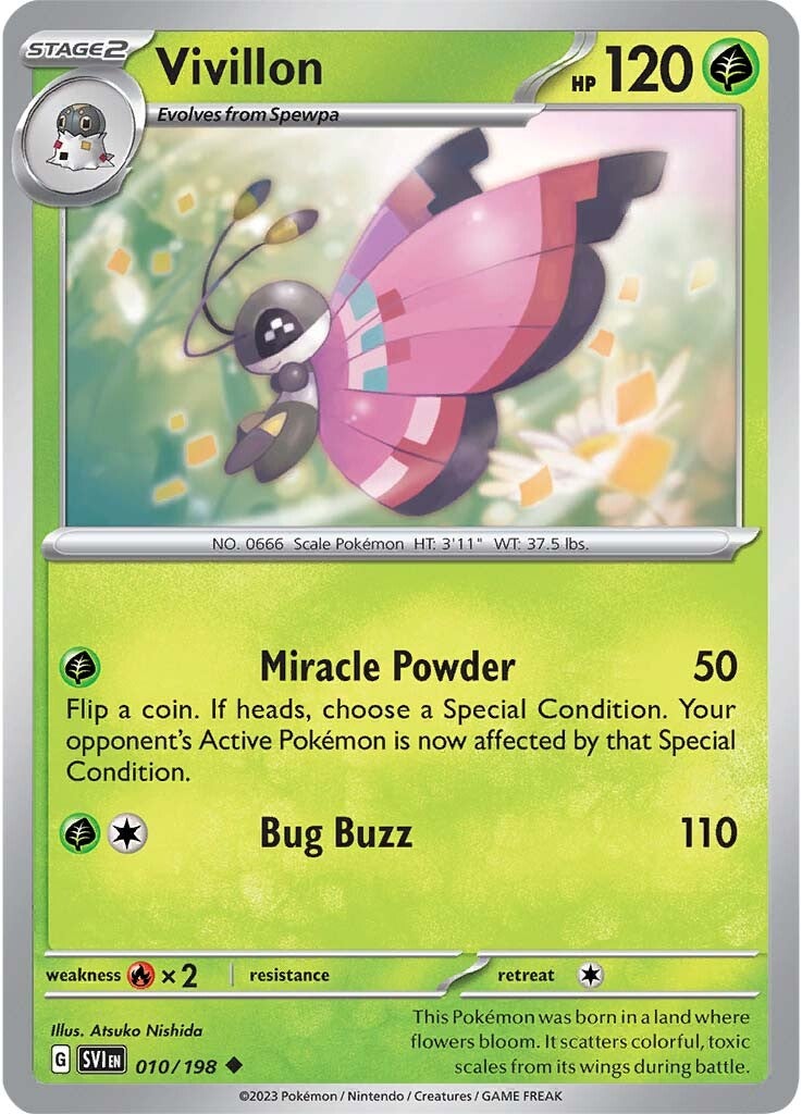 Vivillon (010/198) [Scarlet & Violet: Base Set] | Fandemonia Ltd