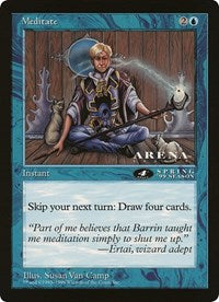 Meditate (4th Place) (Oversized) [Oversize Cards] | Fandemonia Ltd