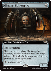 Giggling Skitterspike (Extended Art) [Duskmourn: House of Horror Commander] | Fandemonia Ltd