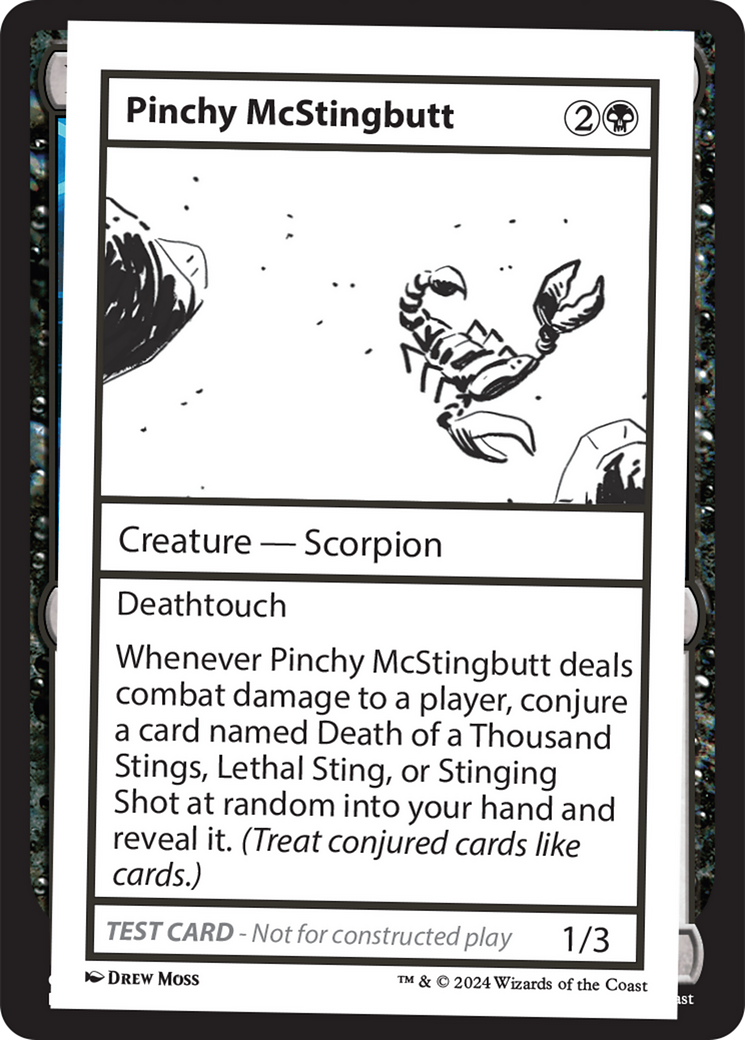 Pinchy McStingbutt [Mystery Booster 2 Playtest Cards] | Fandemonia Ltd