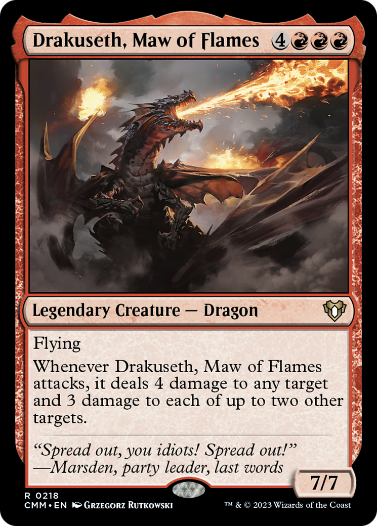 Drakuseth, Maw of Flames [Commander Masters] | Fandemonia Ltd