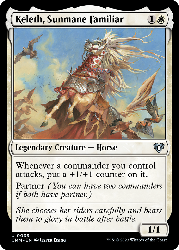 Keleth, Sunmane Familiar [Commander Masters] | Fandemonia Ltd