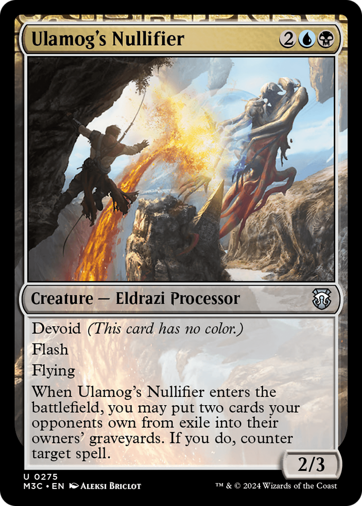 Ulamog's Nullifier (Ripple Foil) [Modern Horizons 3 Commander] | Fandemonia Ltd