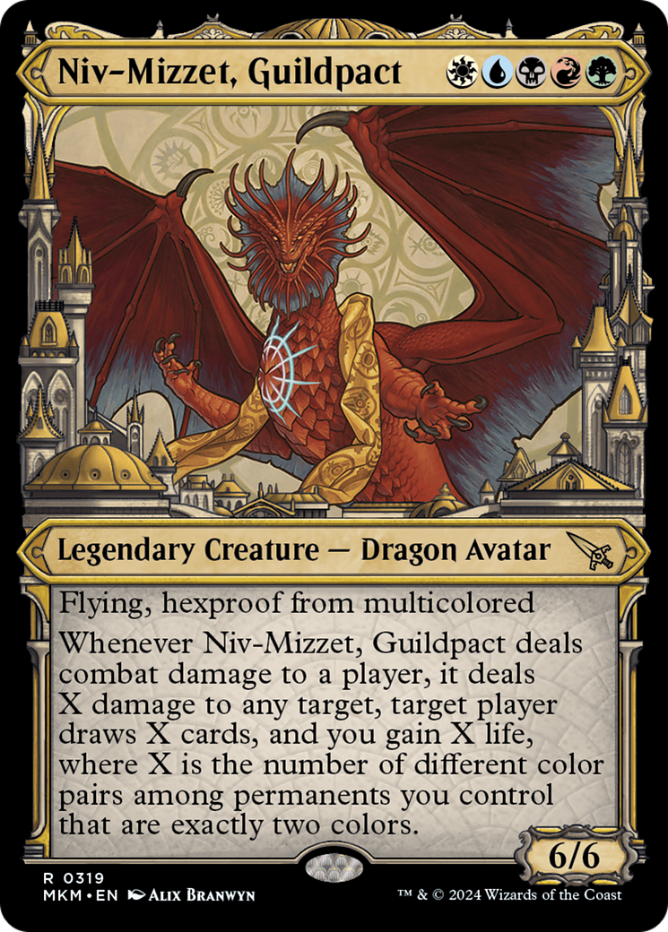 Niv-Mizzet, Guildpact (Showcase) (319) [Murders at Karlov Manor] | Fandemonia Ltd