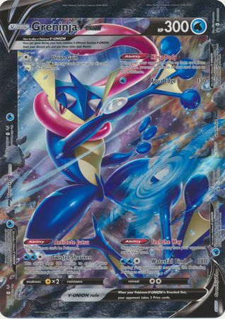 Greninja V-Union (Jumbo Card) [Sword & Shield: Black Star Promos] | Fandemonia Ltd