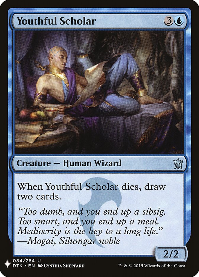 Youthful Scholar [Mystery Booster] | Fandemonia Ltd