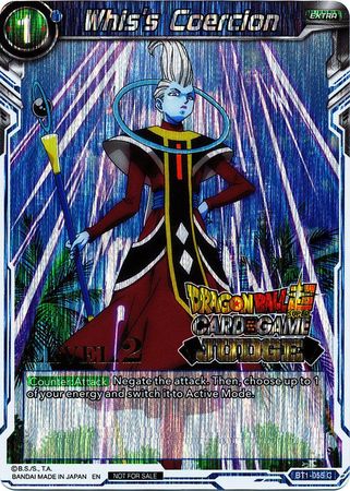 Whis's Coercion (Level 2) (BT1-055) [Judge Promotion Cards] | Fandemonia Ltd