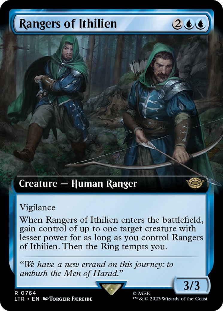 Rangers of Ithilien (Extended Art) (Surge Foil) [The Lord of the Rings: Tales of Middle-Earth] | Fandemonia Ltd