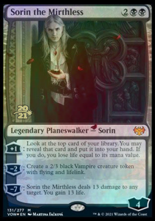 Sorin the Mirthless [Innistrad: Crimson Vow Prerelease Promos] | Fandemonia Ltd