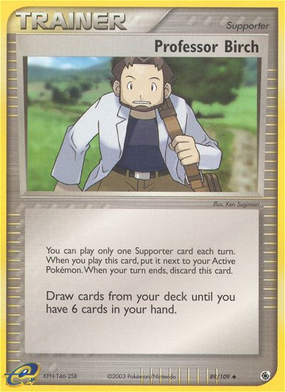 Professor Birch (89/109) [EX: Ruby & Sapphire] | Fandemonia Ltd