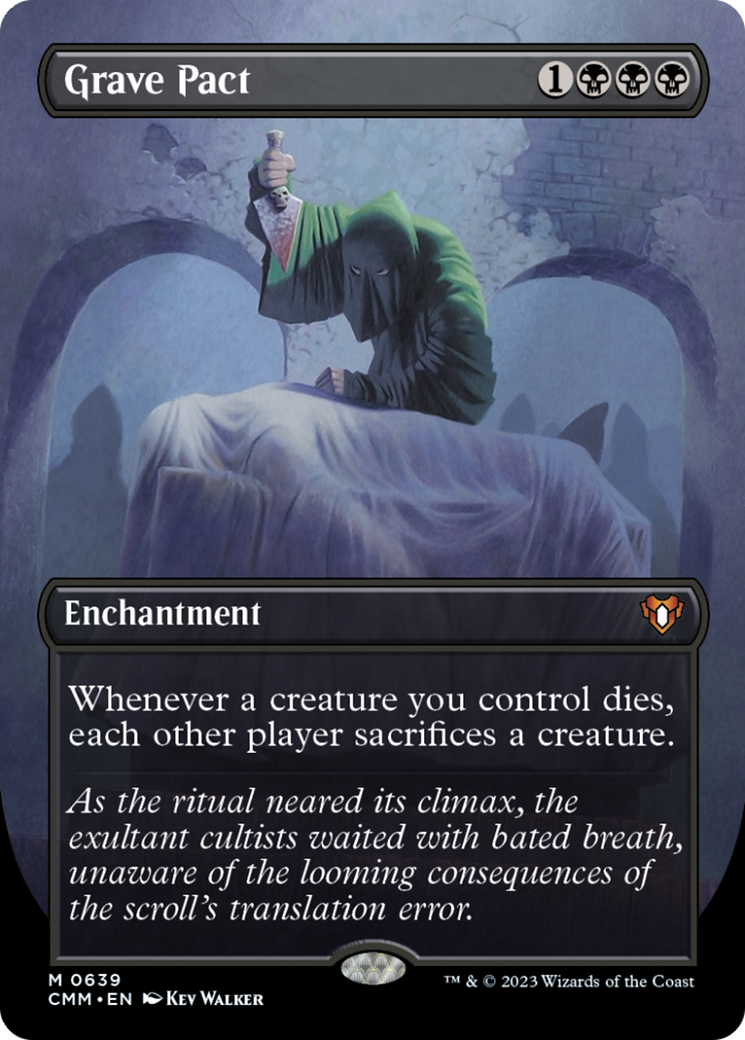 Grave Pact (Borderless Alternate Art) [Commander Masters] | Fandemonia Ltd