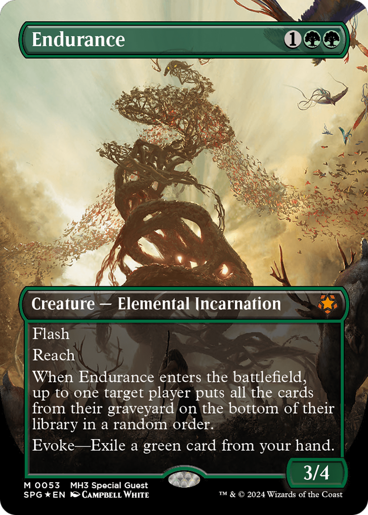 Endurance (Borderless) (Textured Foil) [Modern Horizons 3 Special Guests] | Fandemonia Ltd