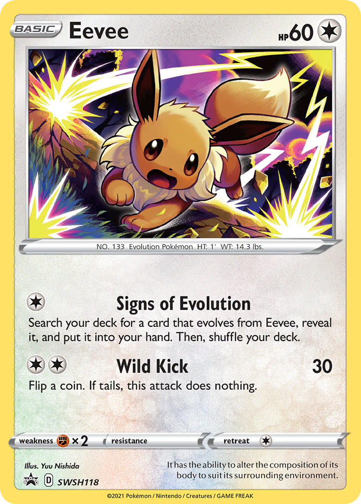 Eevee (SWSH118) [Sword & Shield: Black Star Promos] | Fandemonia Ltd