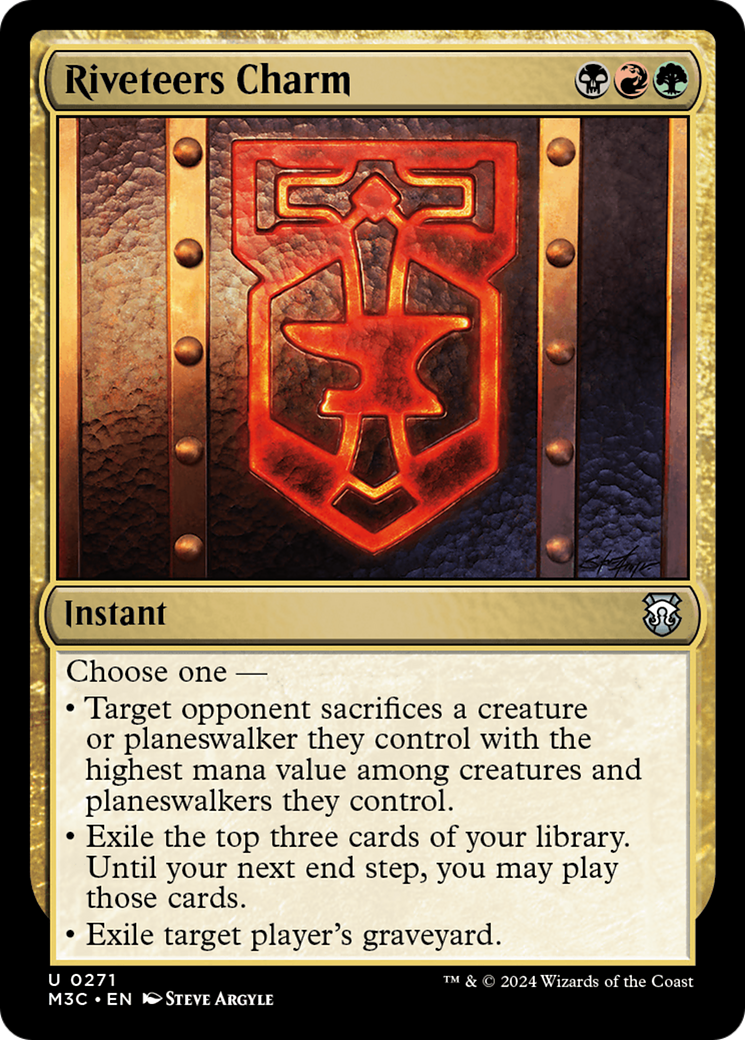 Riveteers Charm (Ripple Foil) [Modern Horizons 3 Commander] | Fandemonia Ltd