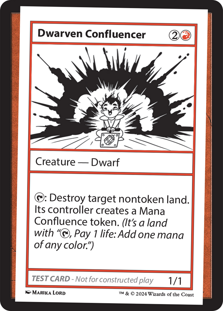 Dwarven Confluencer [Mystery Booster 2 Playtest Cards] | Fandemonia Ltd